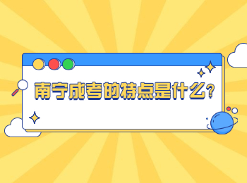 南寧成考的特點是什么？