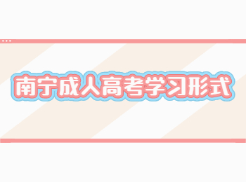 南寧成人高考學習形式